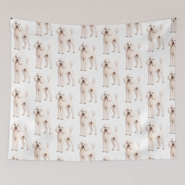 Item preview, Standard Poodle Dog White designed and sold by BackgroundND.