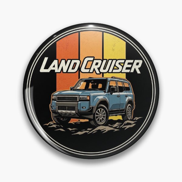 Item preview, Vintage Style Land Cruiser 250 Series Retro Sunset Blue designed and sold by Off-Road-Zone.