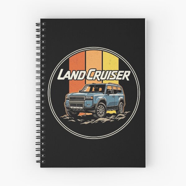 Item preview, Vintage Style Land Cruiser 250 Series Retro Sunset Blue designed and sold by Off-Road-Zone.