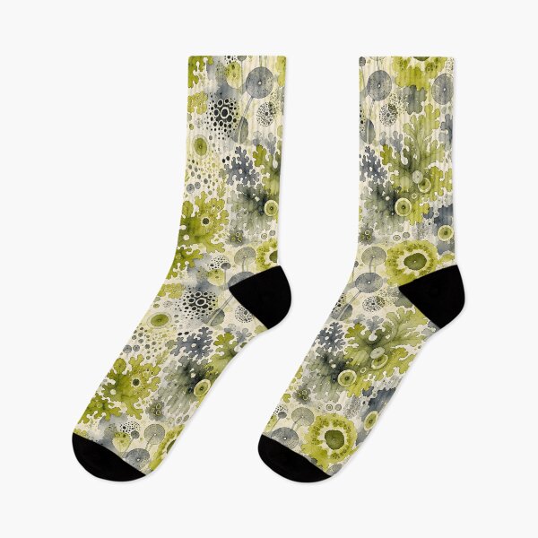 Item preview, Seamless Watercolor Lichen Botanical Pattern designed and sold by fricostyle.