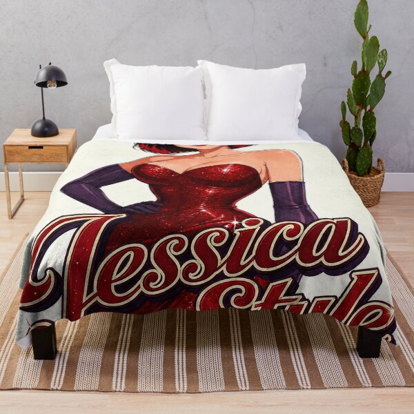 Item preview, Jessica Style - Vintage Glamour Red Dress Girl Illustration designed and sold by Hen-C-Art.