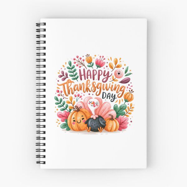 Item preview, Happy Thanksgiving Day Cute Turkey & Pumpkin Watercolor Illustration | Cozy Autumn Fall Harvest Design designed and sold by Ramona-Gliga.