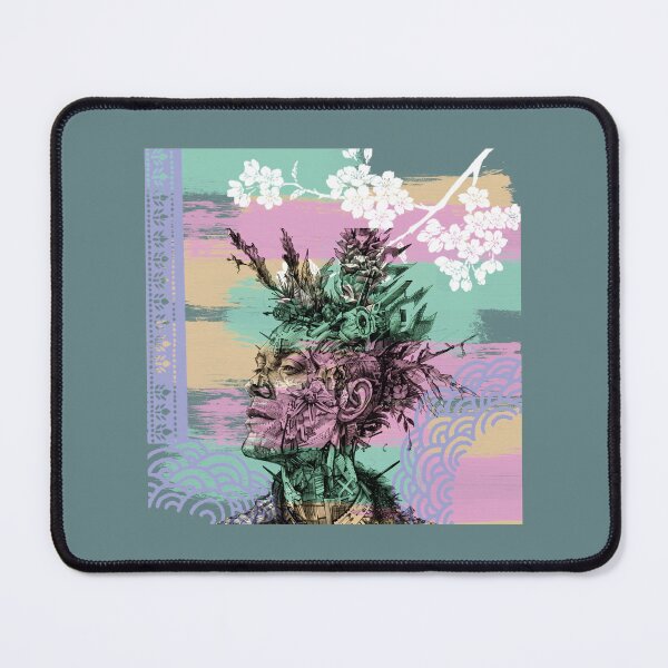 Item preview, Punk style portrait of a man in pink and green colors designed and sold by Tana&tanuc.