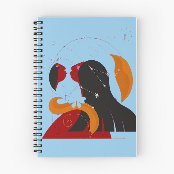Item preview, Gemini Twins Zodiac Constellation Art – Astrology Star Sign Illustration designed and sold by BuckaBaby.