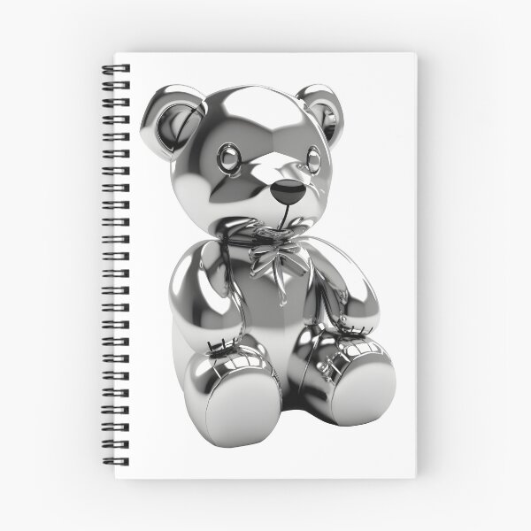 Item preview, Metallic Teddy Bear Shiny Chrome Luxury Cute Bear Aesthetic designed and sold by sunnivamla.