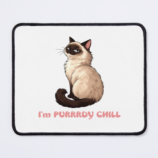 Item preview, Purrdy Chill designed and sold by ComedyPets.