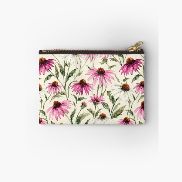 Item preview, Echinacea Coneflower Prairie Watercolor Seamless Pattern designed and sold by Inkworksbyshery.