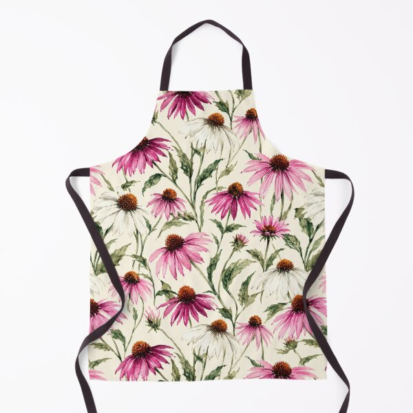 Item preview, Echinacea Coneflower Prairie Watercolor Seamless Pattern designed and sold by Inkworksbyshery.