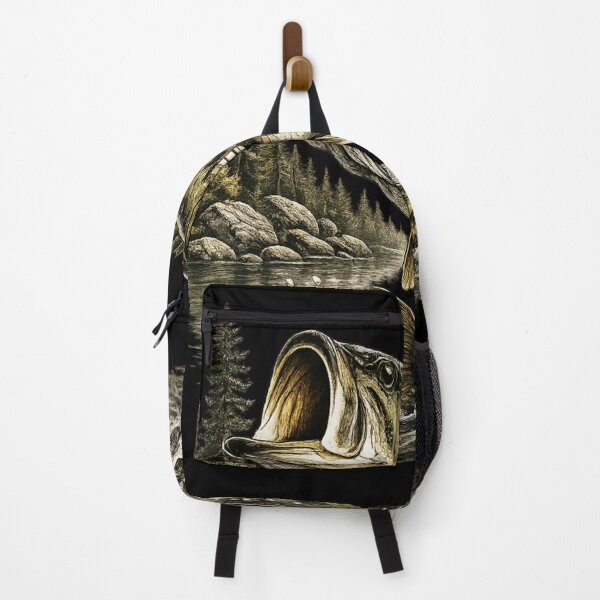 Item preview, Vintage Largemouth Bass – Premium Freshwater Fishing Illustration designed and sold by Northbound Trail.