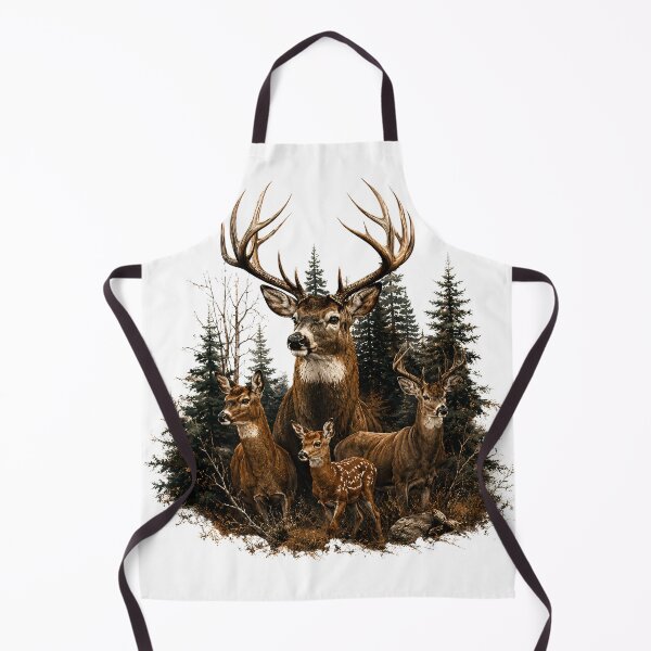 Item preview, Retro Deer Buck Forest Wildlife Vintage Art designed and sold by VGAfanatic.