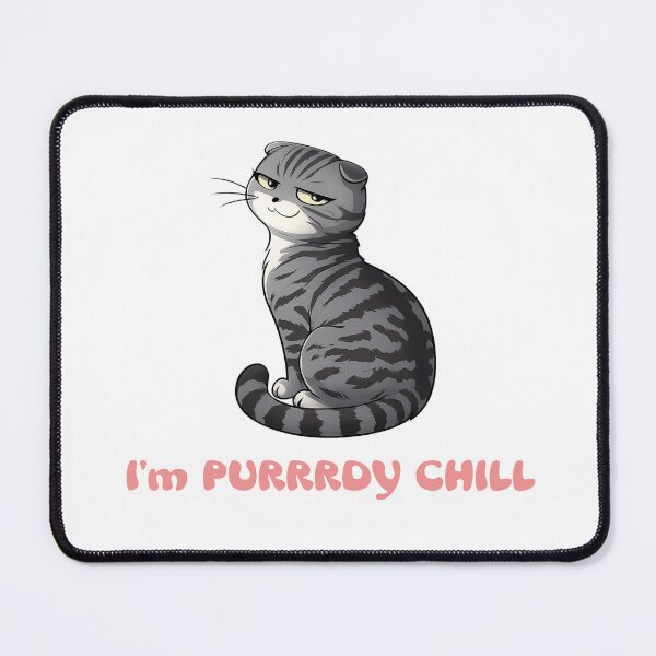 Item preview, Purrdy Chill designed and sold by ComedyPets.