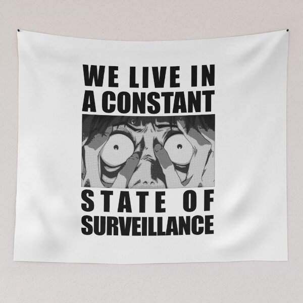 Item preview, we live in a constant state of surveillance (antifa) designed and sold by remerasnerdas.
