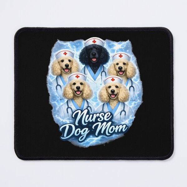 Item preview, Nurse Dog Mom | Poodle Dog Gift | Funny Nurse Shirt designed and sold by PixelForge11.