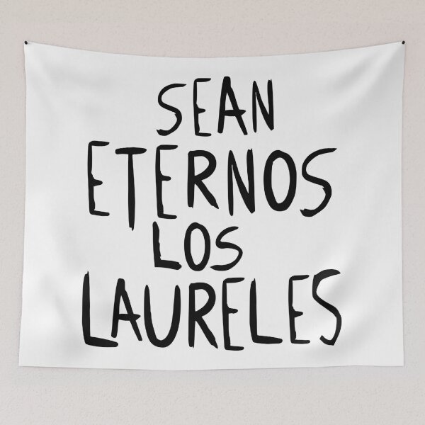 Item preview, SEAN ETERNOS LOS LAURELES (sheet sign) Black designed and sold by frikybomb.