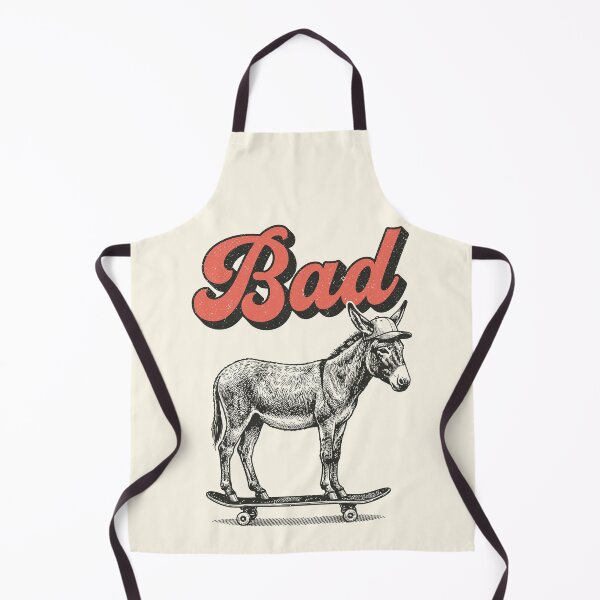 Item preview, Retro Bad Ass Donkey Skateboarding Funny Skateboarder designed and sold by Y-Vibes.