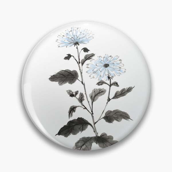 Item preview, Chrysanthemum Ink Painting designed and sold by Skayana.