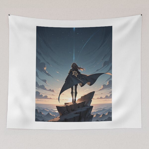 Item preview, Digital Art - Stylized Female Character, Contemplative and Dreamlike Atmosphere designed and sold by AnimeShin.