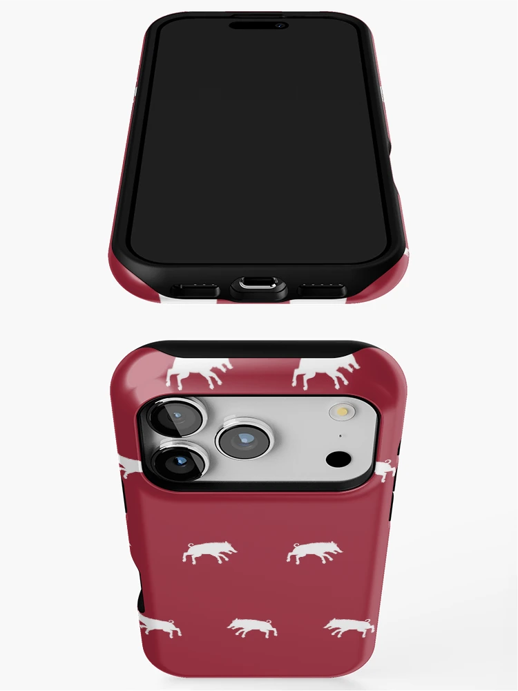 Thumbnail 3 of 4, iPhone Case, White Razorback designed and sold by HalamoDesigns.