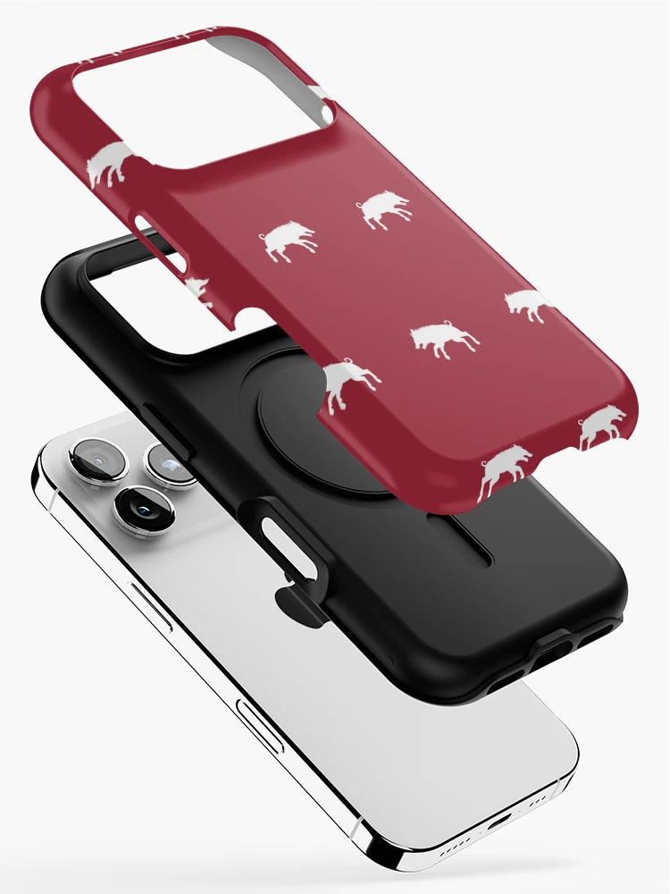 Thumbnail 2 of 4, iPhone Case, White Razorback designed and sold by HalamoDesigns.
