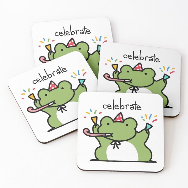 Item preview, Celebrate Kawaii Frog designed and sold by FrogNotDog.