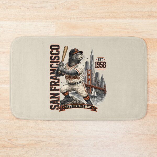 Item preview, Vintage San Francisco Baseball Seal, City By The Bay Retro Baseball T Shirt, Historic Bay Area Sports Art designed and sold by GhostDawgs.