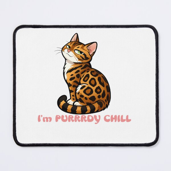 Item preview, Purrdy Chill designed and sold by ComedyPets.