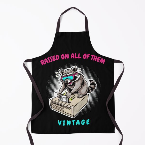Item preview, Raised On All of Them Vintage Retro 90s Gaming Raccoon Floppy Disk designed and sold by LeSoniPapaPrint.