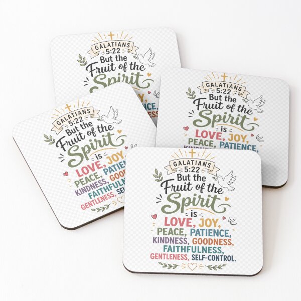 Item preview, Galatians 5:22 Fruit of the Spirit Minimalist Christian Bible Verse SVG PNG Design designed and sold by Fabrifrank.