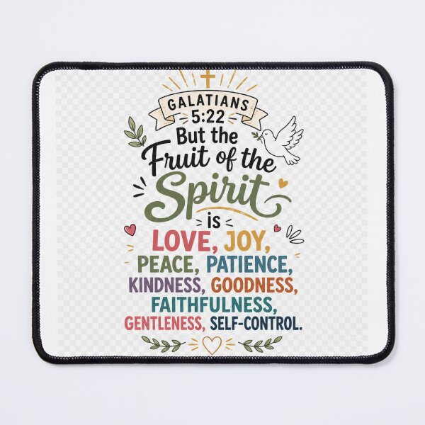 Item preview, Galatians 5:22 Fruit of the Spirit Minimalist Christian Bible Verse SVG PNG Design designed and sold by Fabrifrank.