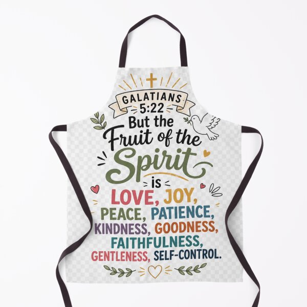 Item preview, Galatians 5:22 Fruit of the Spirit Minimalist Christian Bible Verse SVG PNG Design designed and sold by Fabrifrank.