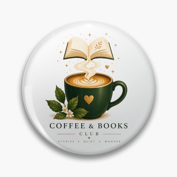 Item preview, Coffee & Books Club | Book Lover Gift | Coffee Lover T-Shirt | Reading Aesthetic | Cozy Reader | Bibliophile Botanical Art designed and sold by Digital Culture Studio.