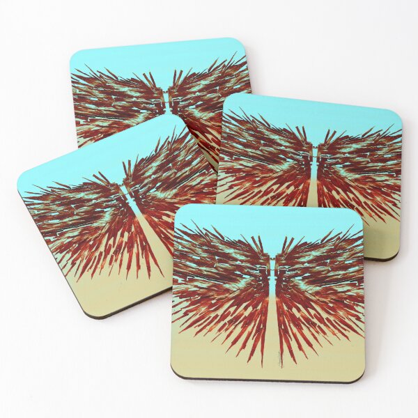 Item preview, Pau-Mulato Bark Wings - Organic Symmetrical Abstract Fine Art designed and sold by Marsailhe Milward.