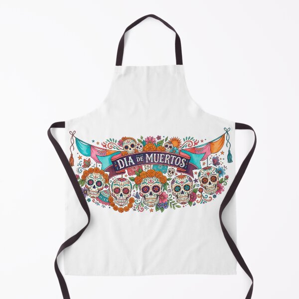 Item preview, Dia De Los Muertos Sugar Skull Banner Illustration designed and sold by BetweenForms.