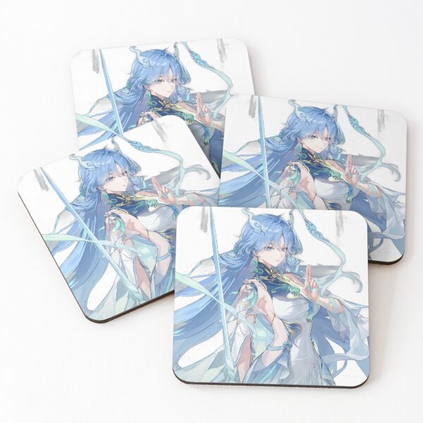 Item preview, Qingxiao White Blue Dress Wuthering Waves designed and sold by KomiArts.