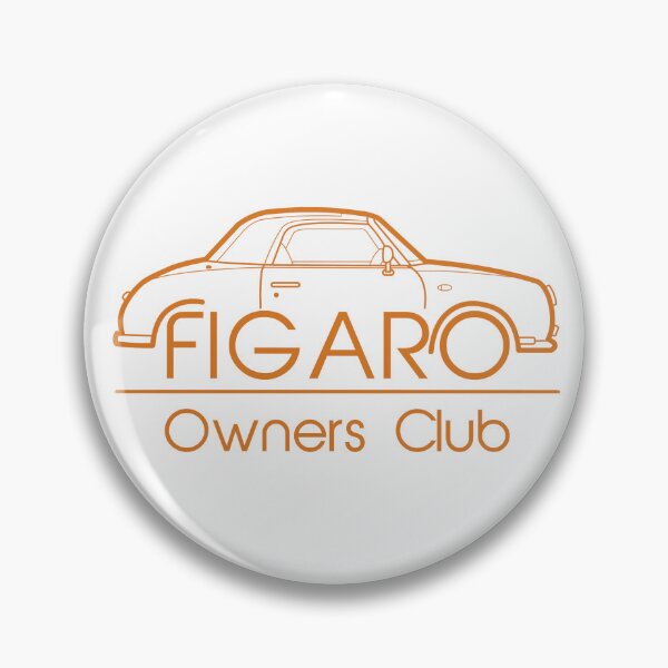 Item preview, Figaro Owners Club Logo Orange Lettering designed and sold by Figaro Owners Club.
