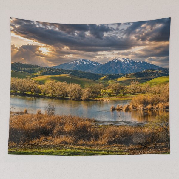 Item preview, Storm Light Over Mount Diablo designed and sold by Kimberly Palmer.