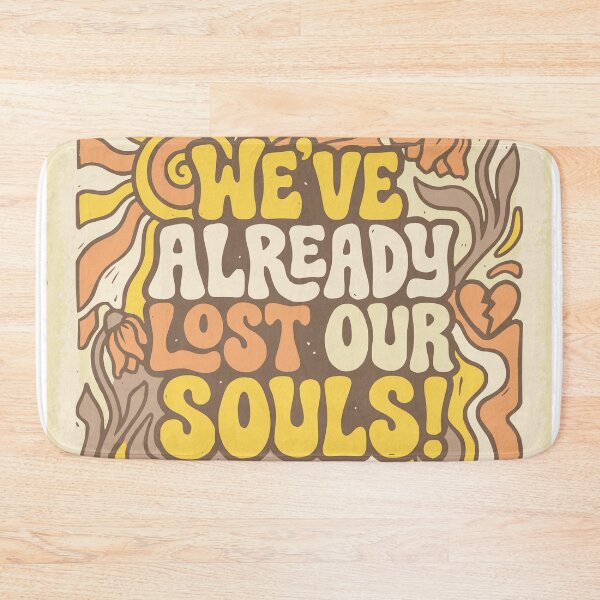 Item preview, We've Already Lost Our Souls — Retro Dark Philosophy Art Print designed and sold by monolithstudio.