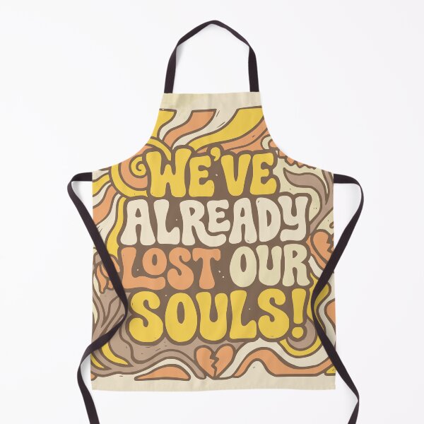 Item preview, We've Already Lost Our Souls — Retro Dark Philosophy Art Print designed and sold by monolithstudio.