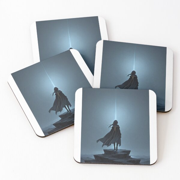 Item preview, Digital Art - Stylized Female Character, Heroic Solitude in a Barren Landscape designed and sold by AnimeShin.