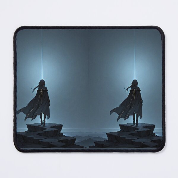 Item preview, Digital Art - Stylized Female Character, Heroic Solitude in a Barren Landscape designed and sold by AnimeShin.