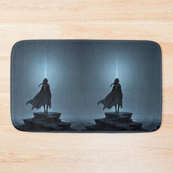 Item preview, Digital Art - Stylized Female Character, Heroic Solitude in a Barren Landscape designed and sold by AnimeShin.