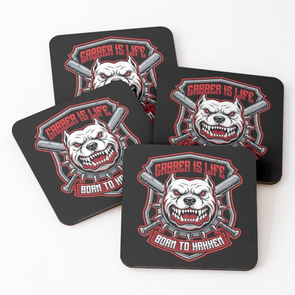 Item preview, Gabber Is Life: Hardcore Hakken Pitbull Crest designed and sold by SPAZE-Typo.