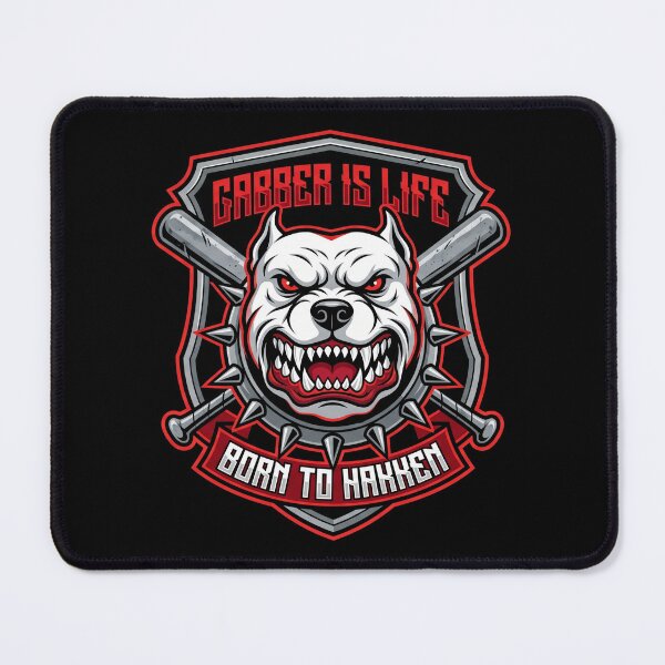Item preview, Gabber Is Life: Hardcore Hakken Pitbull Crest designed and sold by SPAZE-Typo.