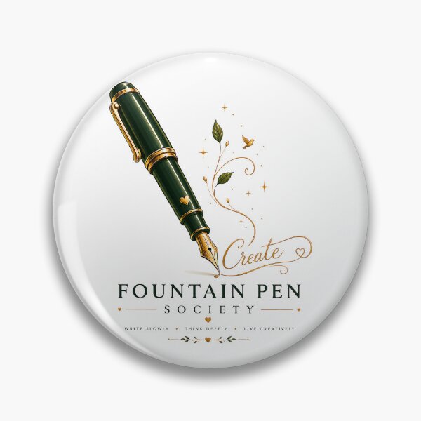 Item preview, Fountain Pen Society | Writer Gift | Fountain Pen Lover | Calligraphy Art | Author T-Shirt | Journal Lover | Creative Writing designed and sold by Digital Culture Studio.