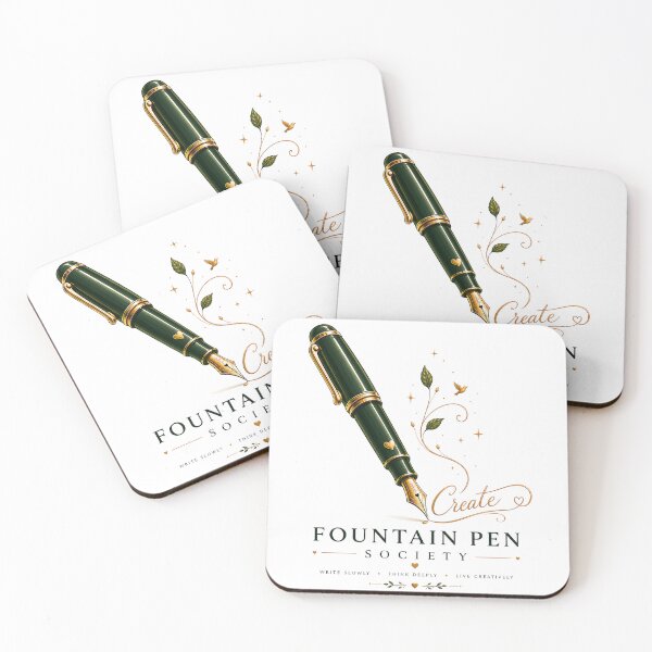 Item preview, Fountain Pen Society | Writer Gift | Fountain Pen Lover | Calligraphy Art | Author T-Shirt | Journal Lover | Creative Writing designed and sold by Digital Culture Studio.