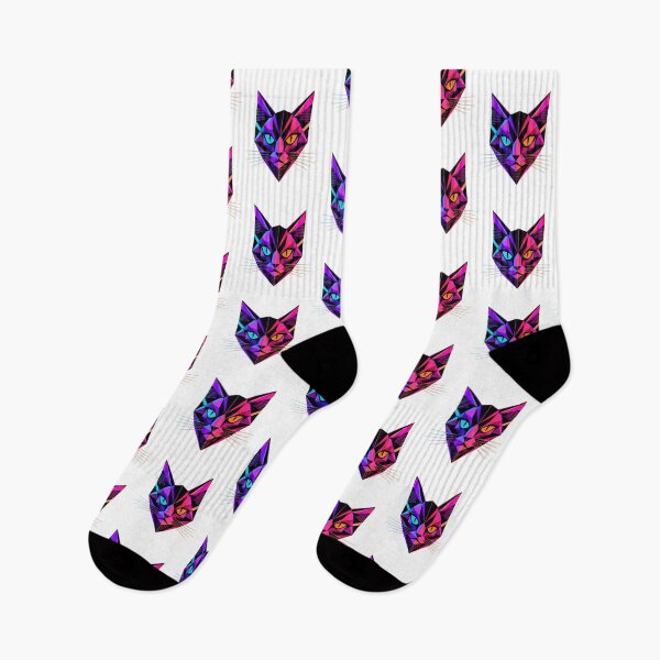 Item preview, Vaporwave Cat Neon Synthwave Retro Futuristic Artwork designed and sold by AMICO77.