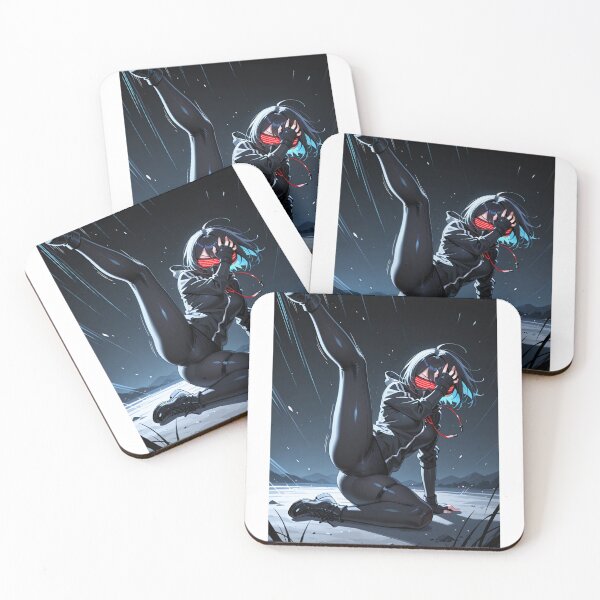 Item preview, Digital Art - Stylized Manga Character, Dark and Rainy Cyberpunk Atmosphere designed and sold by AnimeShin.
