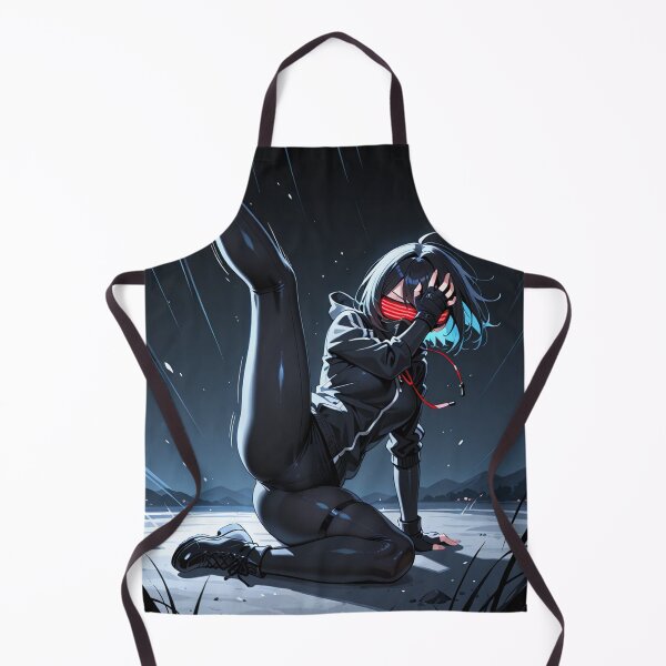 Item preview, Digital Art - Stylized Manga Character, Dark and Rainy Cyberpunk Atmosphere designed and sold by AnimeShin.