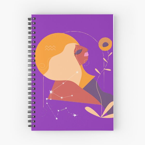Item preview, Aquarius Zodiac Portrait Art – Astrology Star Sign Illustration designed and sold by BuckaBaby.