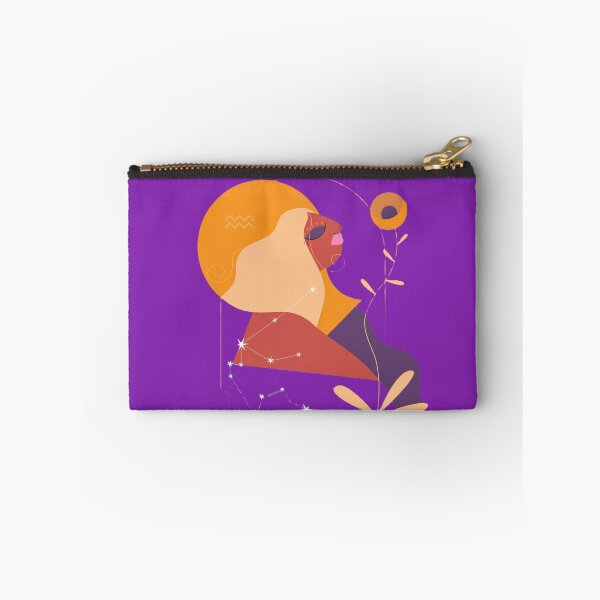 Item preview, Aquarius Zodiac Portrait Art – Astrology Star Sign Illustration designed and sold by BuckaBaby.